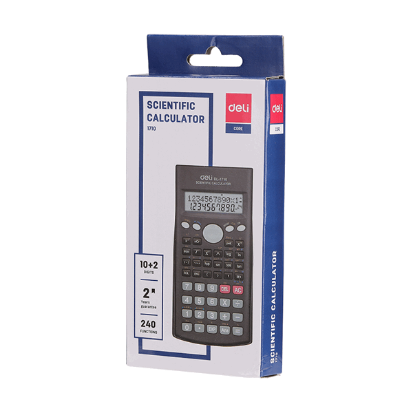 Deli E1710 240F 10 + 2-digit Scientific Calculator